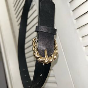Black & Gold Belt NWOT